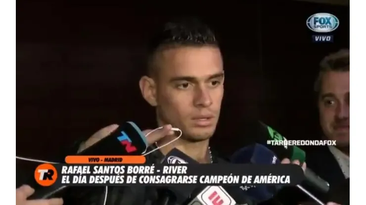 Rafael Borré, delantero de River.