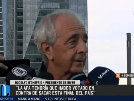 Después del mazazo del Pity Martínez, D'Onofrio le dio una mejor noticia a River