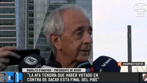 Después del mazazo del Pity Martínez, D'Onofrio le dio una mejor noticia a River