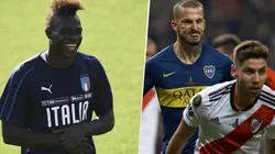 Foto de Dario Benedetto festejando ante River.