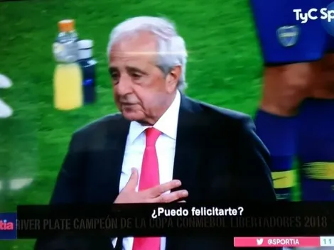 Salió a la luz: esto le dijo D'Onofrio a Benedetto cuando fue a felicitarlo