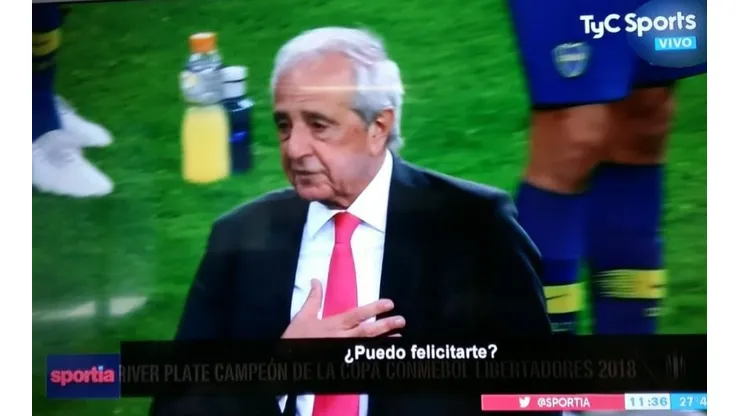 Salió a la luz: esto le dijo D'Onofrio a Benedetto cuando fue a felicitarlo