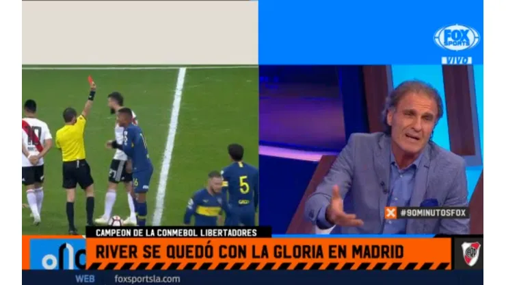 Ruggeri responsabilizó a Wilmar Barrios por la derrota de Boca