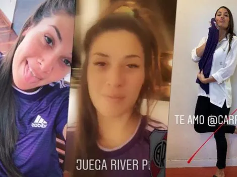 Bengalas, gritos y burlas a Wanchope: así festejó Ivana Nadal la victoria de River