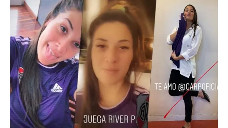 Bengalas, gritos y burlas a Wanchope: así festejó Ivana Nadal la victoria de River