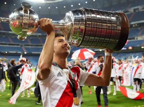El Pity Martínez agarró la Copa, subió foto a Instagram y tiró una frase muy tierna