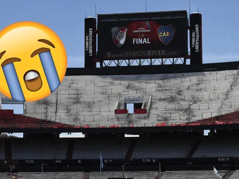 Para llorar: la imagen del Monumental cuando terminó la final de la Copa Libertadores
