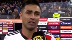 Con lágrimas en los ojos, Pity Martínez confirmó que se va de River