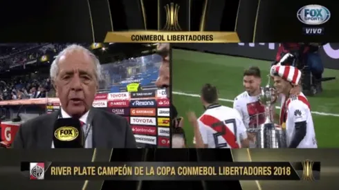 Foto de Rodolfo en plena entrevista.