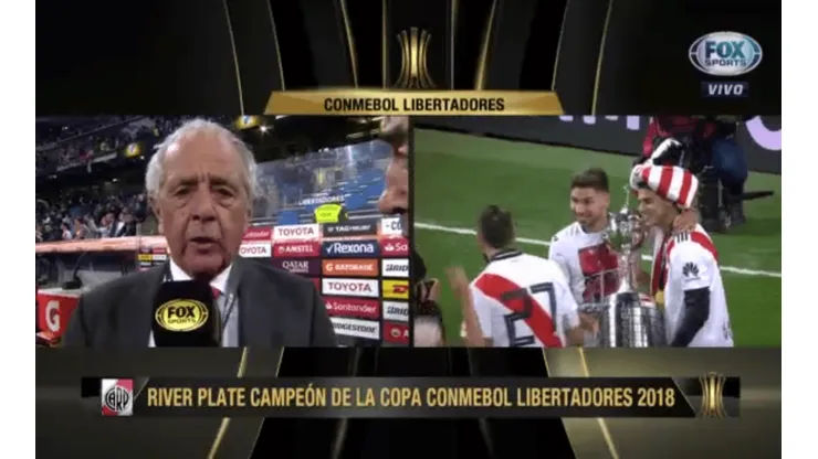 Foto de Rodolfo en plena entrevista.