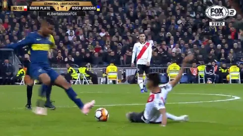 Pésimas noticias para Boca: Wilmar Barrios se va expulsado en el Bernabéu