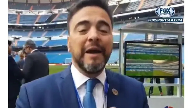 El VAR en el Santiago Bernabeu.