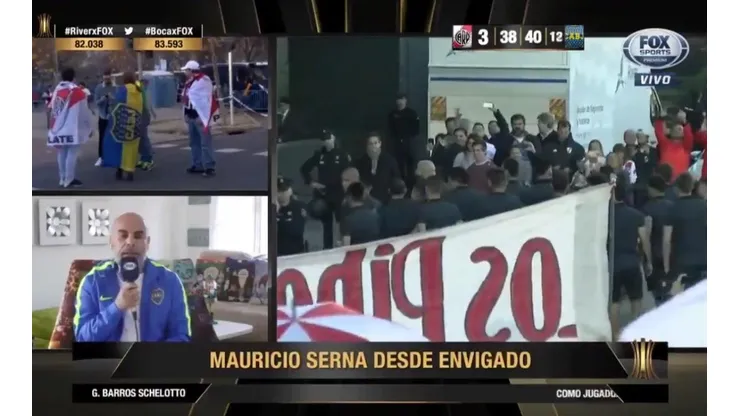 Mauricio Serna en la previa de la gran final.