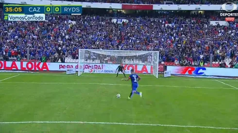 Caraglio erró la opción más clara para el Cruz Azul.