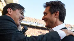 Marcelo Gallardo y Guillermo Barros Schelotto.