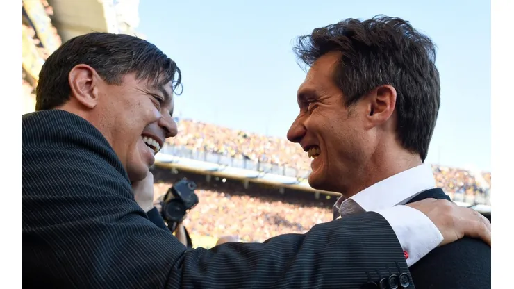 Marcelo Gallardo y Guillermo Barros Schelotto.