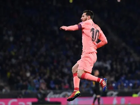 ¡Por favor! Messi haciendo lo de siempre: golazo de tiro libre ante Espanyol