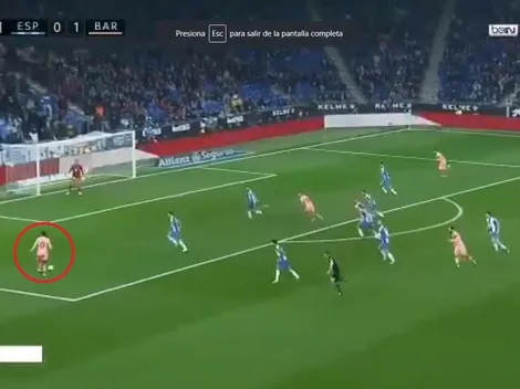 Messi la aguantó entre cuatro y asistió a Dembélé, que definió con maestría para el segundo de Barcelona