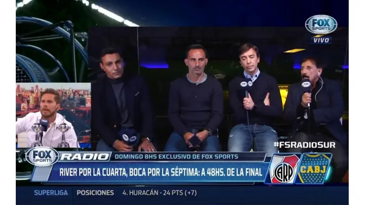 Marcelo Benedetto en Fox Sports Radio.