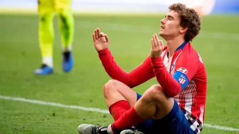 Griezmann celebra su gol.