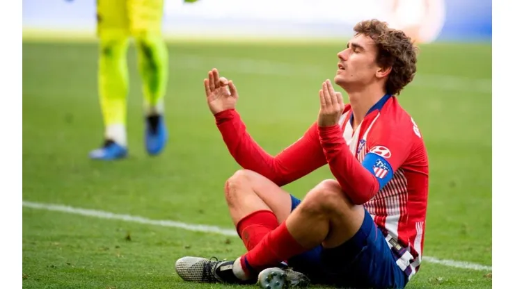 Griezmann celebra su gol.