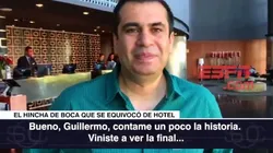 El hincha de Boca en diálogo con ESPN.