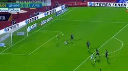 Marchesín sacó una pelota espectacular.