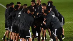 El entrenamiento de River en Valdebebas