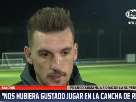 Armani tiró una polémica frase de cómo va a jugar Boca la final y sacó chapa de cómo lo hará River