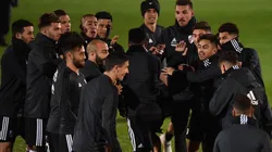 River, puras risas en el entrenamiento