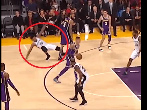 Rudy Gay demuestra que es el peor actor fingiendo una falta de Tyson Chandler