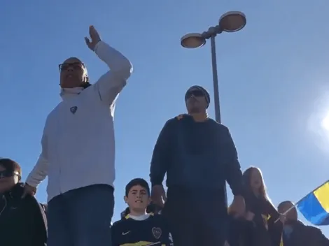 Pelado locura: no se sabía la canción de Boca, pero alentaba re manija