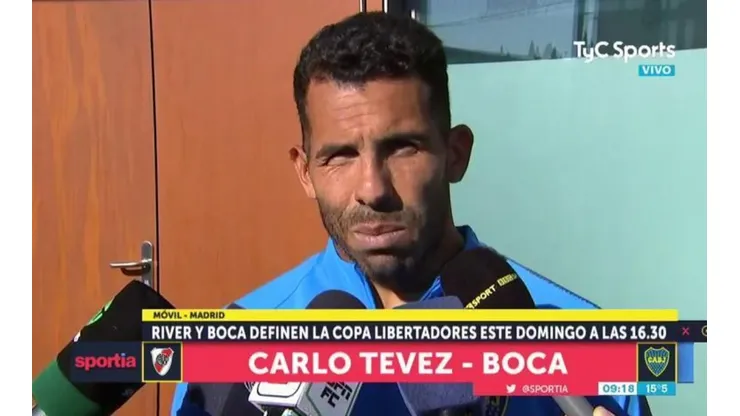 Tévez citó a Osvaldo y se la pudrió a Conmebol