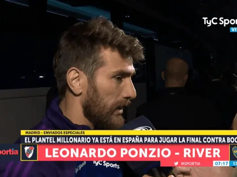 Ponzio rompió el silencio y desmintió a Tévez sobre lo que pasó en el Monumental