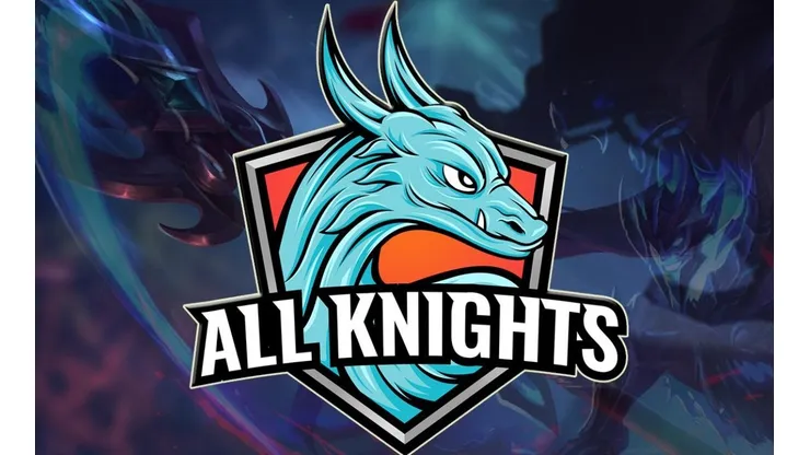El roster de All Knights para su primera temporada en el competitivo de League of Legends