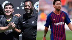 Con un palo para Messi, Pelé le tiró todos los elogios a Maradona