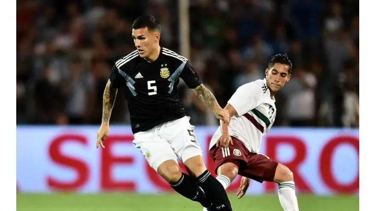 Foto de Leandro Paredes, jugador de la Selección Argentina.