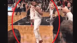Tristan Thompson hace gestos obscenos a fanáticos de los Nets
