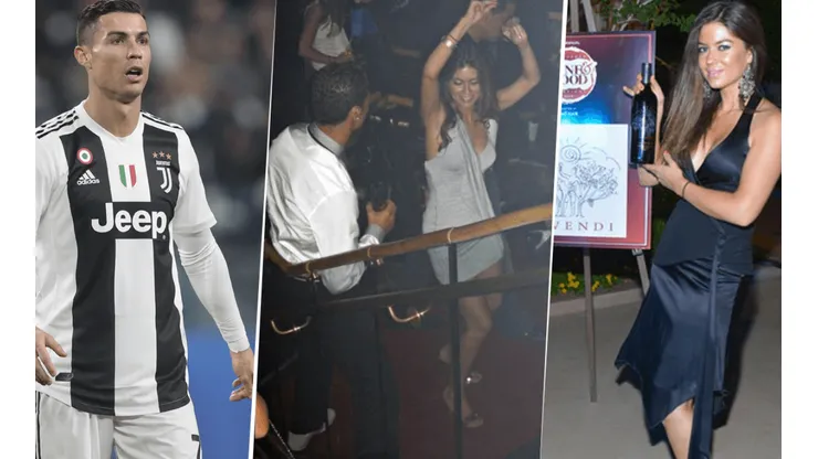 Foto de Cristiano Ronaldo con la mujer.