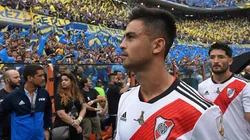 El Pity Martínez metió la primera selfie desde el avión que lleva a River a Madrid