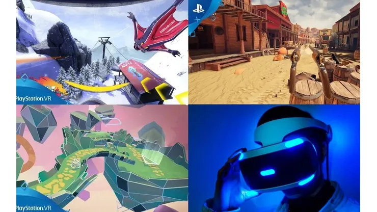 Los nuevos juegos de PlayStation VR traen disparos, caída libre y rompecabezas