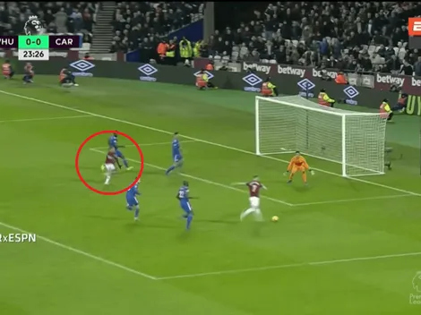 Era gol de Chicharito pero Arnautovic no se la pasó y nos hizo enojar a todos