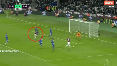 Era gol de Chicharito pero Arnautovic no se la pasó y nos hizo enojar a todos