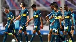 Boca en su última visita al Nuevo Gasómetro.