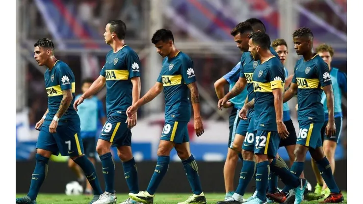 Boca en su última visita al Nuevo Gasómetro.