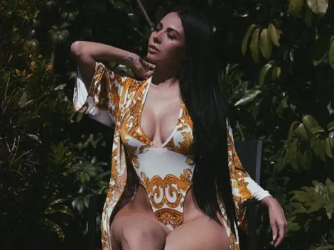 Con unas calzas superajustadas, Jimena Sánchez hizo la pose más caliente para sus seguidores