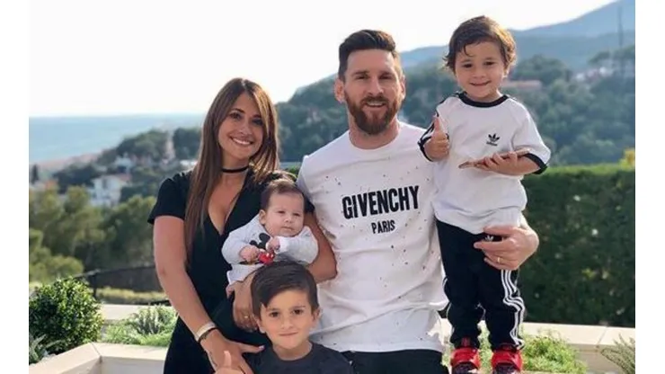 Los amores de Antonella: la foto de Lionel Messi con sus hijos que estalla de ternura
