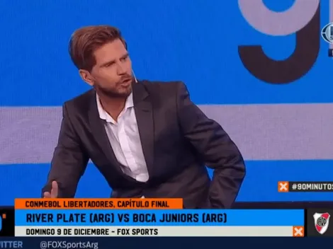 Así festejaría el Pollo Vignolo si gana la Copa Libertadores en Madrid