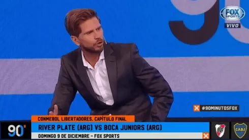 Así festejaría el Pollo Vignolo si gana la Copa Libertadores en Madrid