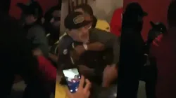 Maradona insultó y se fue a los golpes con los hinchas de Atlético San Luis